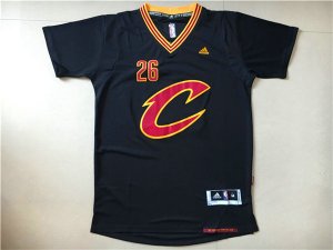 Maillot De Basket Cleveland Cavaliers Kyle Korver 26 Big C Manches Courtes Shirt Noir